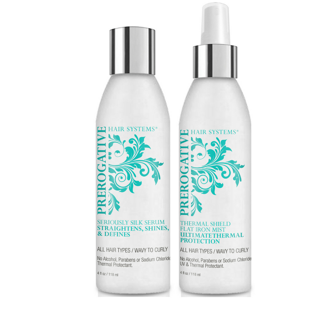 Flat Iron Straightening Kit - Straighten Natural Hair- Thermal Shield - Seriously Silk - Tony Crystal Labs