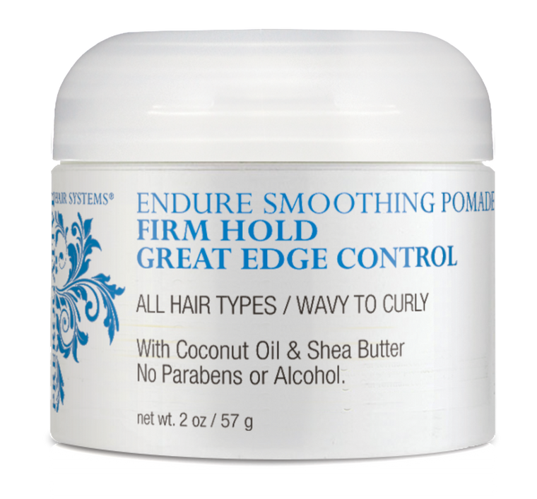 ENDURE Smoothing Pomade is a natural hair pomade that provides firm edge control for natural hair - no matter how unruly.