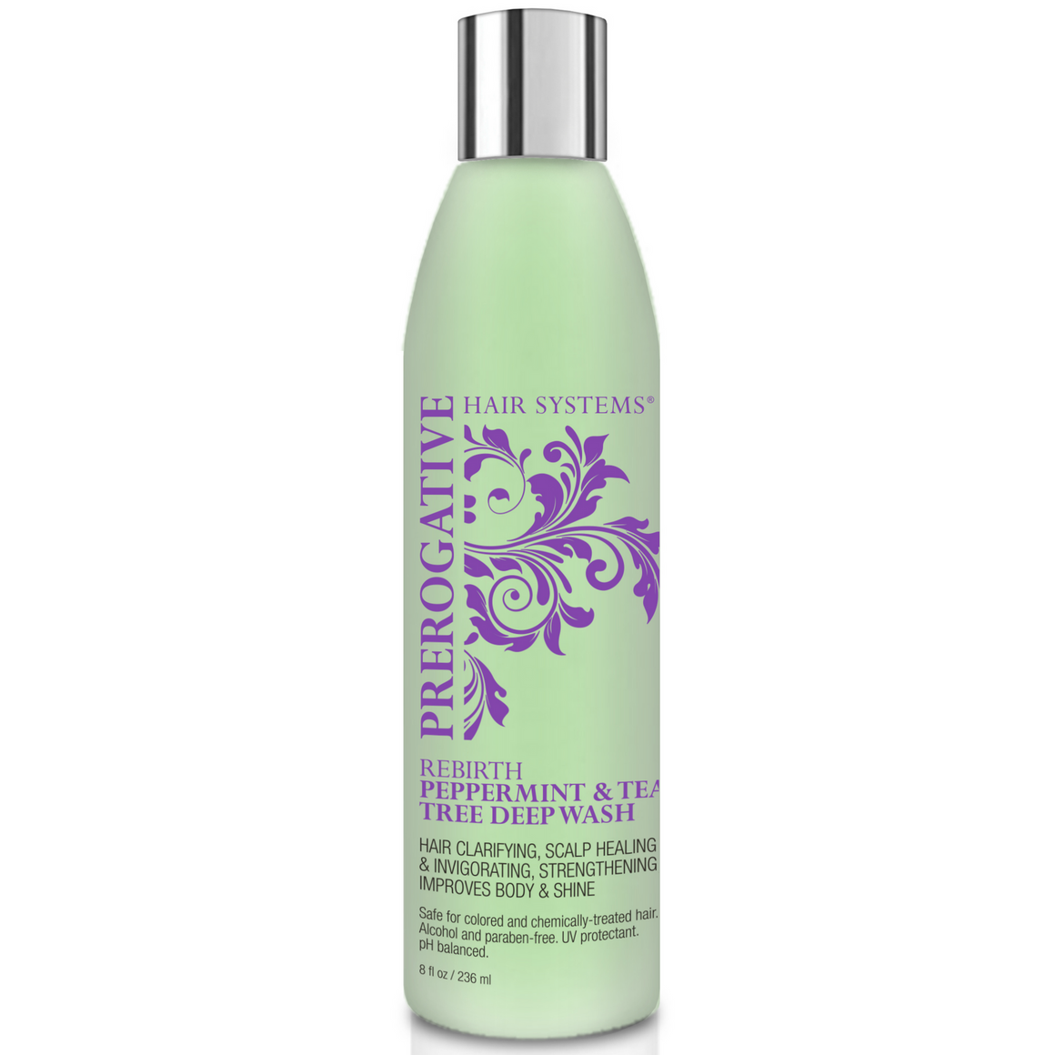REBIRTH Peppermint & Tea Tree Deep Wash - The best essential oil shampoo for women with natural hair.