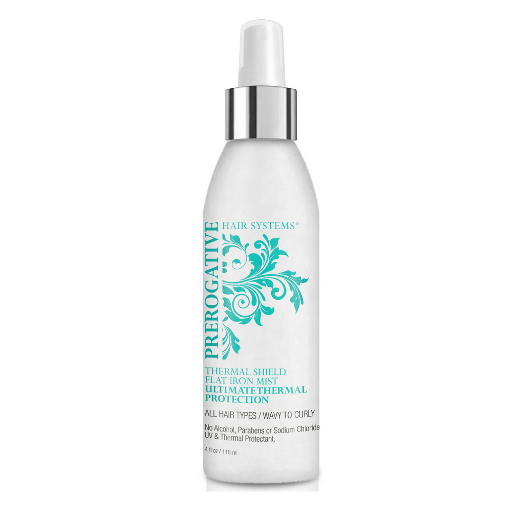 THERMAL SHIELD Flat Iron Mist Heat Protectant Spray for Natural Hair